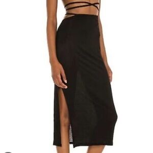 NWT WeWoreWhat Elegant Black Women's Skirt, Small